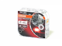 Лампа Osram H4 12V60/55W +100% P43t NIGHT BREAKER SILVER